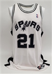 Tim Duncan 1999-00 San Antonio Spurs Game Used Jersey w/ Dave Miedema LOA