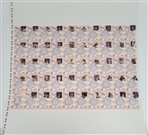 1980 Miracle Hockey Team Signed Uncut Card Sheet w/ 5 Signatures Including Herb Brooks PSA/DNA