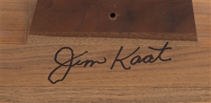 1991 Gold Glove Hall of Fame Award Presented to Jim Kaat & Signed by Kaat