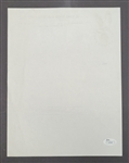 Ben Kerner Signed 1957 St. Louis Hawks Letter to Sid Hartman JSA