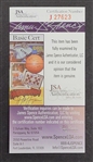 Ben Kerner Signed 1957 St. Louis Hawks Letter to Sid Hartman JSA