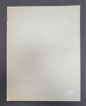 Maurice Podoloff Signed 1952 NBA Letter to Sid Hartman w/ JSA LOA