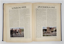 1936 German Olympic Book w/ Photos of Athletes