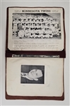 Vintage 1962 Minnesota Twins Photo Book