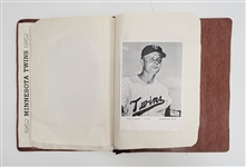 Vintage 1962 Minnesota Twins Photo Book