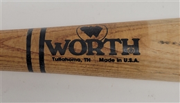 Kirby Puckett c. 1990-91 Minnesota Twins Game Used Bo Jackson Bat PSA/DNA GU 8  
