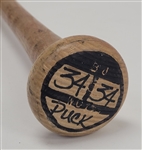 Kirby Puckett c. 1990-91 Minnesota Twins Game Used Bo Jackson Bat PSA/DNA GU 8  