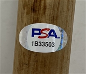 Kirby Puckett c. 1990-91 Minnesota Twins Game Used Bo Jackson Bat PSA/DNA GU 8  