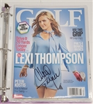 Large Collection of Women's Autographed Golf Cards, Magazines, & Cuts