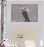 Large Collection of Women's Autographed Golf Cards, Magazines, & Cuts