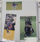 Miscellaneous Golf Brochure & Photo Collection w/ Autographs