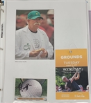 Miscellaneous Golf Brochure & Photo Collection w/ Autographs