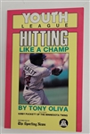 Tony Oliva Autographed Lot of 3 - Autographed Hat, 8x10 Photo, & Book