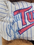 Kirby Puckett Autographed Minnesota Twins Teddy Bear JSA