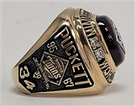 Kirby Puckett Minnesota Twins 1991 World Series Championship 10K Gold Ring 