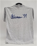 Kirby Puckett Worn 'Al Newman Fan Club' T-Shirt