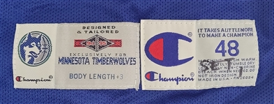 Tom Gugliotta 1994-95 Minnesota Timberwolves Game Used Uniform