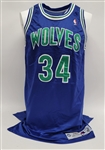 Isaiah JR Rider 1994-95 Minnesota Timberwolves Game Used Uniform