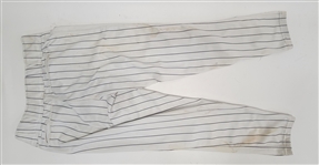 Rod Carew Lot of (2) Pairs of 1989 Minnesota Twins Coaches Worn Pants & Stirrups