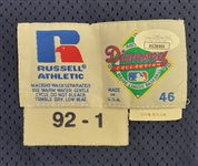 Chili Davis 1992 Minnesota Twins Game Used & Autographed BP Jersey JSA