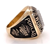 Pohlad 1987 Minnesota Twins World Series Champions 10K Gold & Diamond Ring