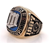 Pohlad 1987 Minnesota Twins World Series Champions 10K Gold & Diamond Ring