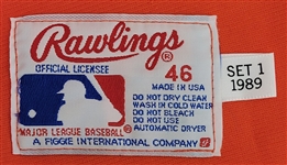 Cal Ripken Jr. 1989 Baltimore Orioles Game Used & Autographed Jersey Beckett & Dave Miedema LOA