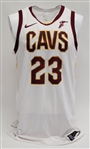 LeBron James 2017-18 Cleveland Cavaliers Game Used Jersey w/ Dave Miedema LOA