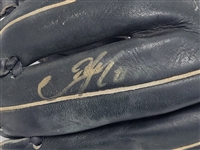 Cristian Guzman 1999 Minnesota Twins Game Used & Autographed Rookie Fielding Glove PSA/DNA w/ Letter of Provenance