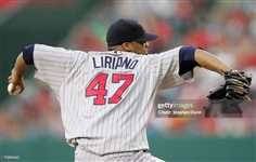 Francisco Liriano Early Career Minnesota Twins Game Used Fielding Glove