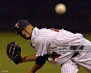 Francisco Liriano Early Career Minnesota Twins Game Used Fielding Glove