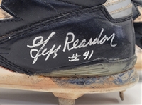 Jeff Reardon c. 1987-89 Minnesota Twins Game Used & Autographed Cleats