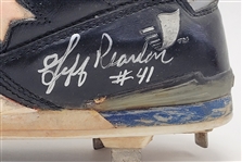 Jeff Reardon c. 1987-89 Minnesota Twins Game Used & Autographed Cleats