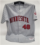 Torii Hunter 2007 Minnesota Twins Game Used & Autographed Jersey Photomatched to 2 HR Games