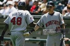 Torii Hunter 2007 Minnesota Twins Game Used & Autographed Jersey Photomatched to 2 HR Games
