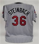 Terry Steinbach 1997 Minnesota Twins Game Used & Autographed Jersey w/ Dave Miedema LOA