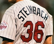 Terry Steinbach 1997 Minnesota Twins Game Used & Autographed Jersey w/ Dave Miedema LOA
