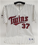 Scott Stahoviak 1995 Minnesota Twins Game Used & Autographed Jersey