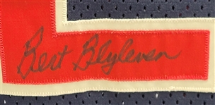 Bert Blyleven c. 1980s Minnesota Twins Game Used & Autographed BP Jersey w/ Blyleven Letter of Provenance