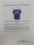 Bert Blyleven c. 1980s Minnesota Twins Game Used & Autographed BP Jersey w/ Blyleven Letter of Provenance