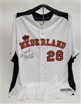 Bert Blyleven Team Netherlands World Baseball Classic Game Used & Autographed Coaches Jersey MLB