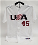 Brian Duensing USA Olympic Game Used Jersey
