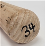 Kirby Puckett c. 1991 Minnesota Twins Game Used Bat PSA/DNA GU 9.5
