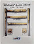 Kirby Puckett c. 1991 Minnesota Twins Game Used Bat PSA/DNA GU 9.5