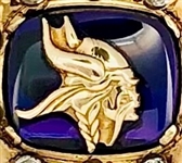 Stu Voigt's 1974 Minnesota Vikings NFC Championship 10K Gold & Diamond Ring from Super Bowl IX vs. the Pittsburgh Steelers