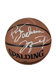 Michael Jordan, Kobe Bryant & Phil Jackson RARE Autographed Basketball