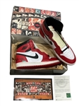 Michael Jordan Autographed Rookie Nike Shoes w/ Upper Deck COA & Original Box