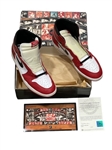 Michael Jordan Autographed Rookie Nike Shoes w/ Upper Deck COA & Original Box