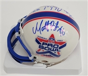 Matt Birk & Byron Chamberlain Dual Autographed 2002 Pro Bowl Mini Helmet