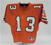 Gino Torretta c. 1989-92 Miami Hurricanes Game Used & Autographed Jersey